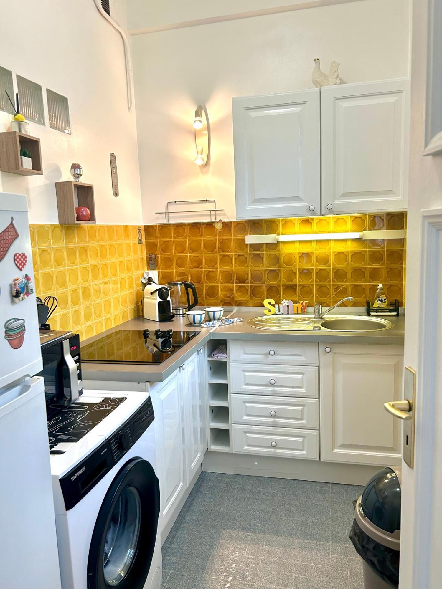 Charmant Studio En Bord De Mer Ницца Экстерьер фото